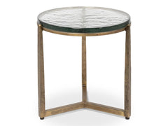 Dorsey Bronze Round Side Table - Ornate Home