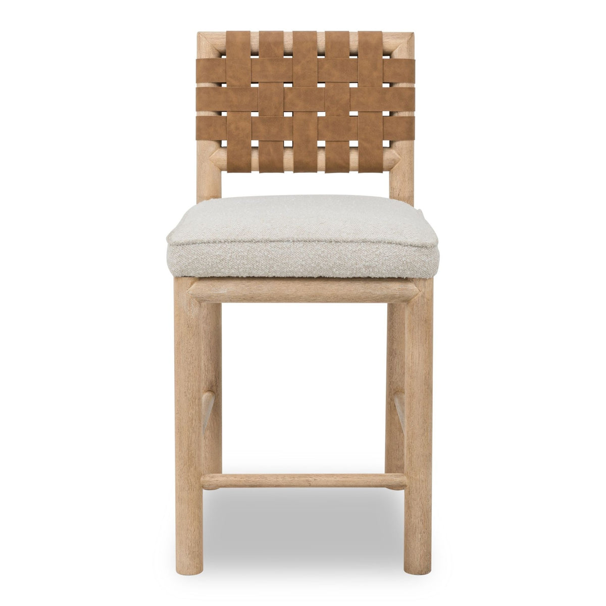 Modus Dorsey Ginger/Ricotta Woven Counter Stool | Ornate Home