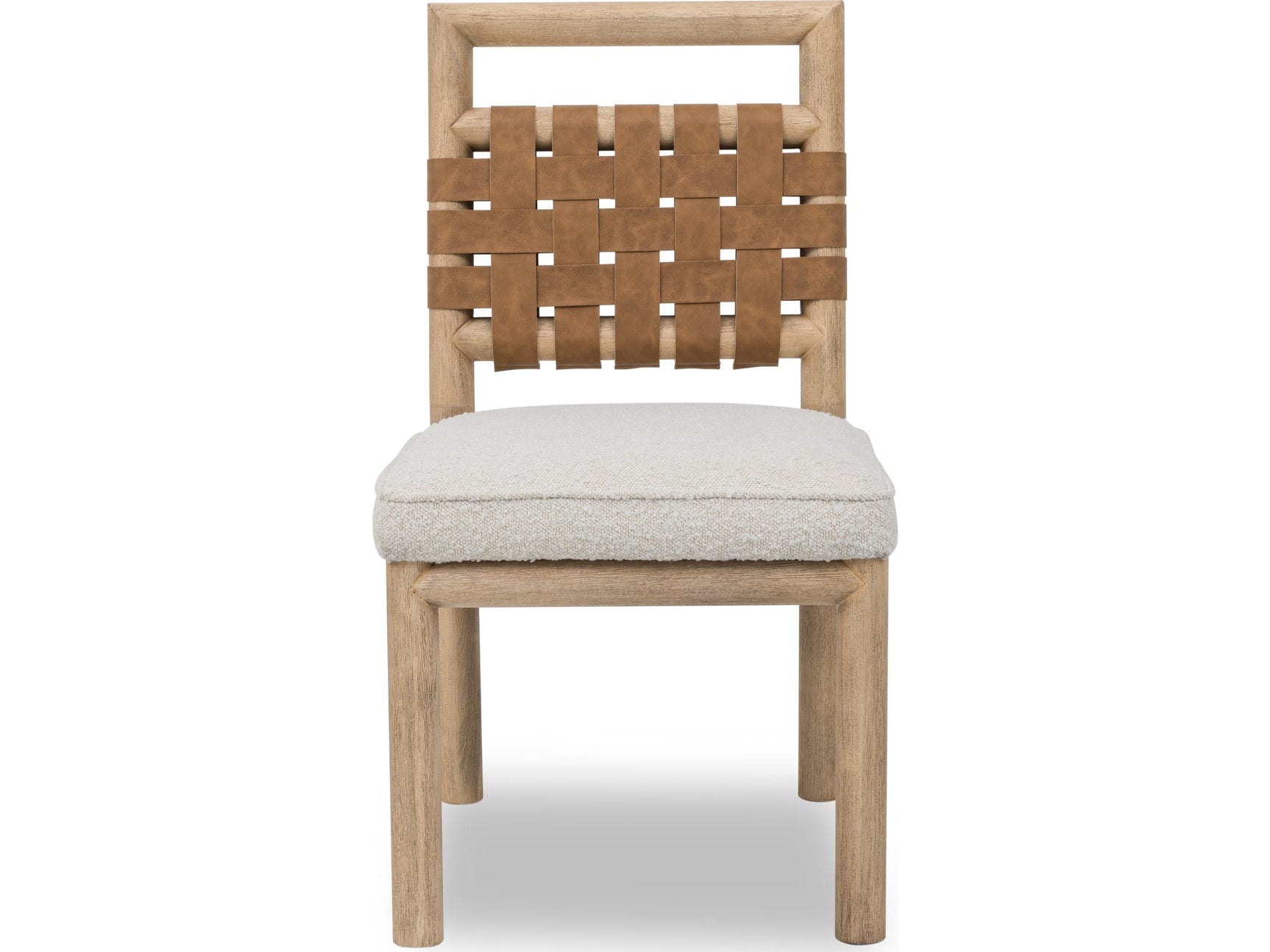 Dorsey Ginger/Ricotta Woven Dining Chair - Ornate Home