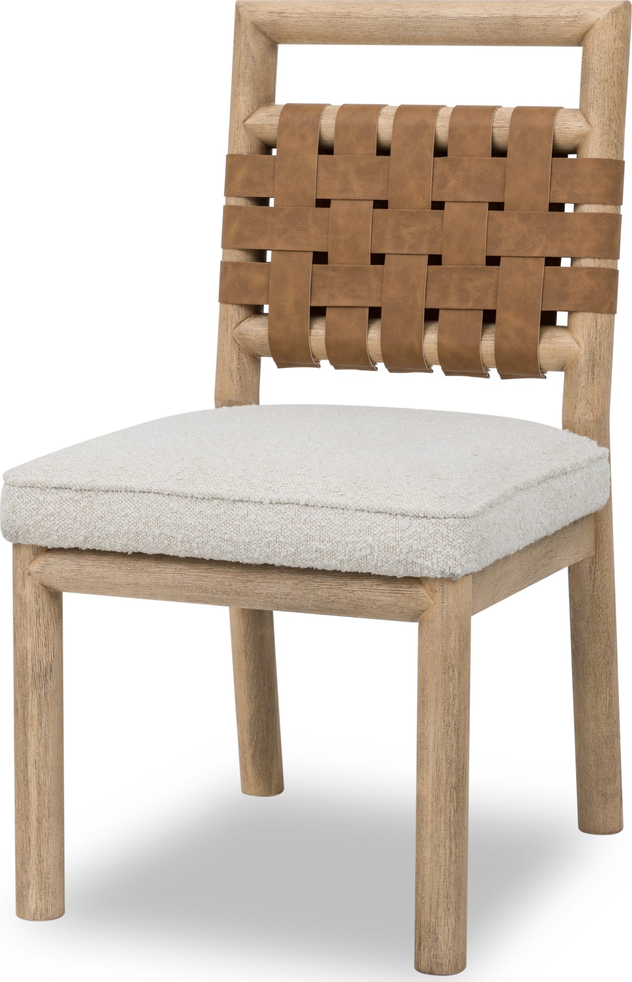 Dorsey Ginger/Ricotta Woven Dining Chair - Ornate Home