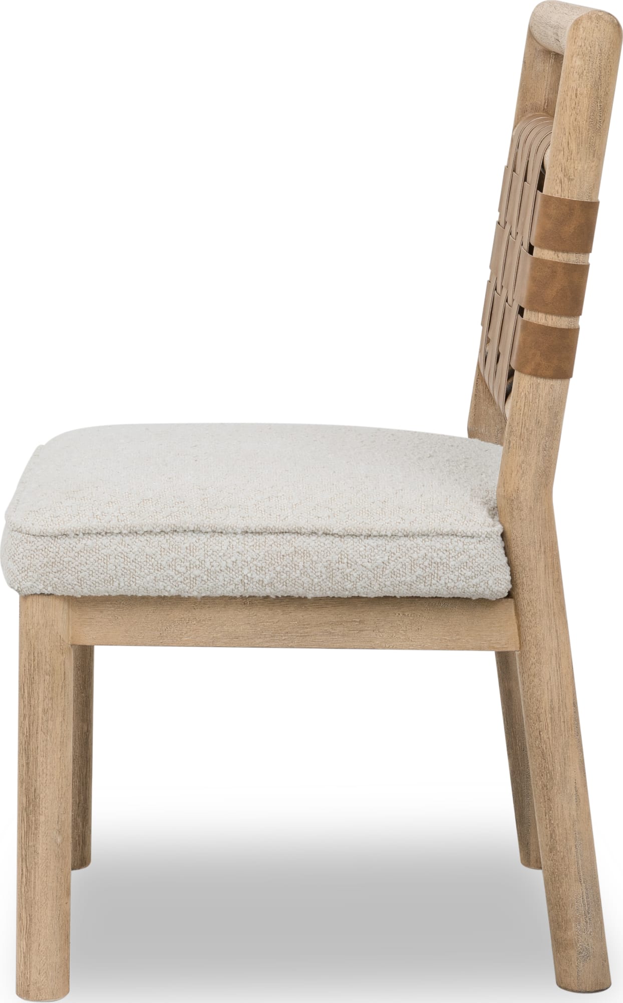 Dorsey Ginger/Ricotta Woven Dining Chair - Ornate Home