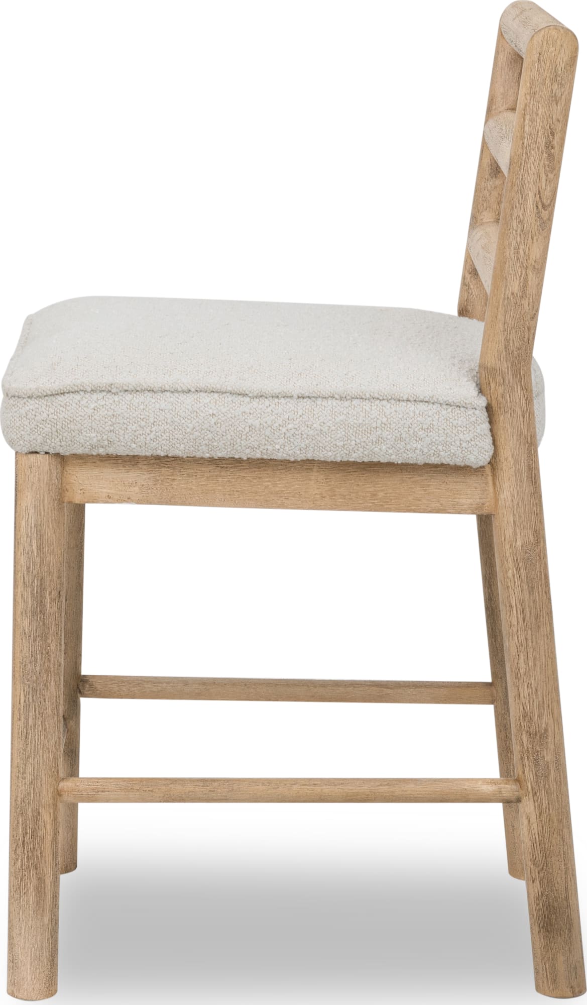 Dorsey Granola/Ricotta Ladder Back Counter Stool - Ornate Home