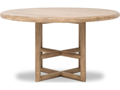 Dorsey Granola Round Dining table - Ornate Home