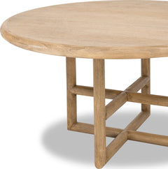 Dorsey Granola Round Dining table - Ornate Home