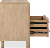 Dorsey Granola Two Drawer USB-charging Nightstand in Granola - Ornate Home