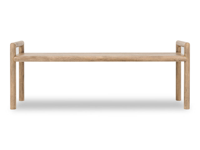 Dorsey Granola Wood Bench - Ornate Home