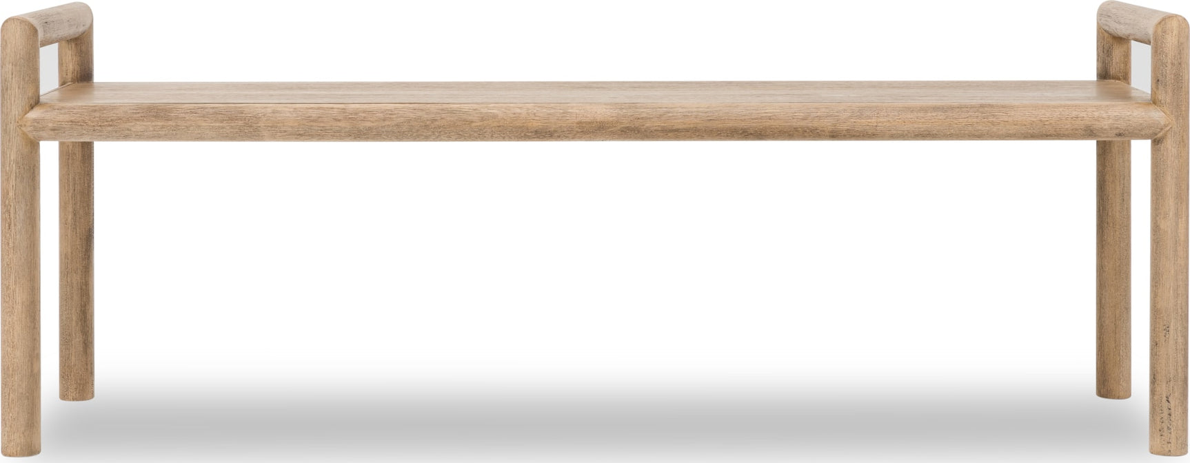 Dorsey Granola Wood Bench - Ornate Home