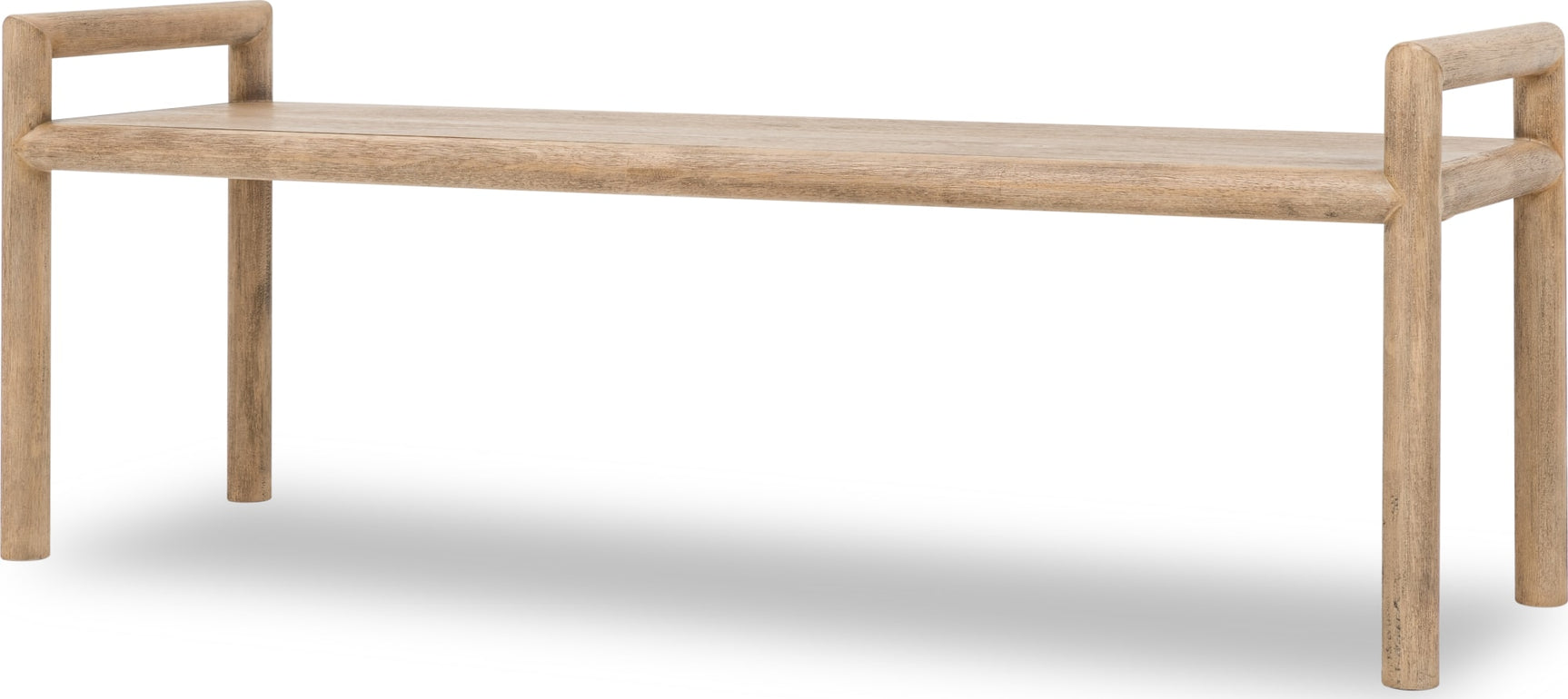 Dorsey Granola Wood Bench - Ornate Home