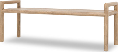 Dorsey Granola Wood Bench - Ornate Home