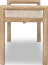 Dorsey Granola Wood Bench - Ornate Home