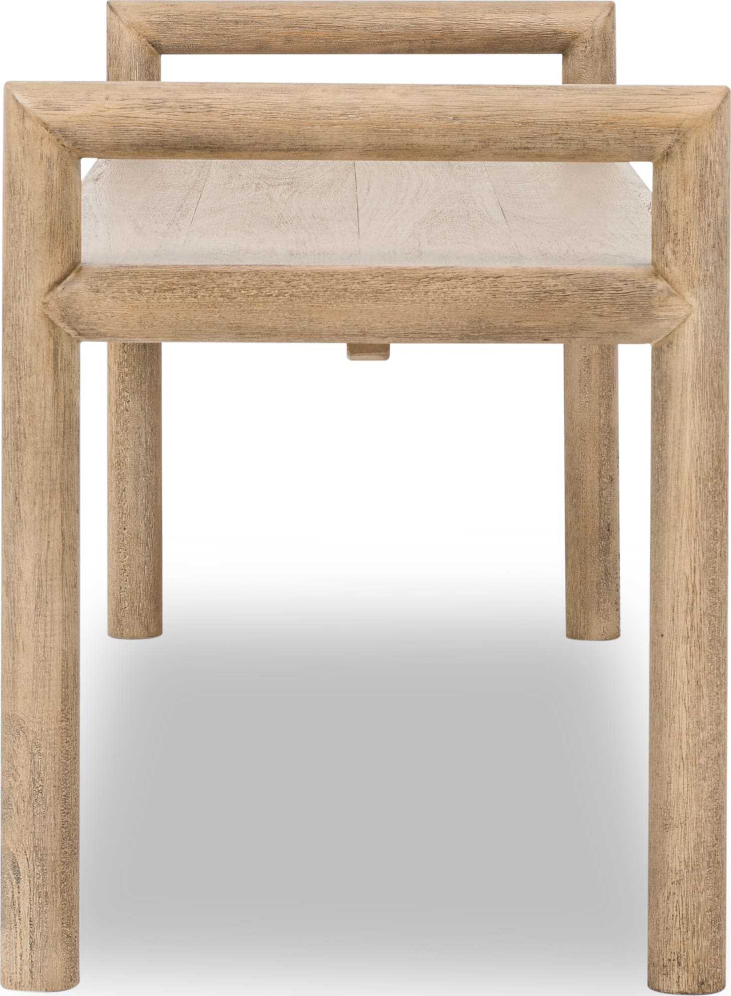 Dorsey Granola Wood Bench - Ornate Home