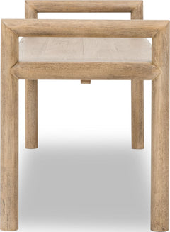 Dorsey Granola Wood Bench - Ornate Home