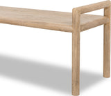 Dorsey Granola Wood Bench - Ornate Home