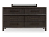 Dorsey Six Drawer Dresser in Basalt Grey - Ornate Home