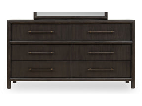 Dorsey Six Drawer Dresser in Basalt Grey - Ornate Home