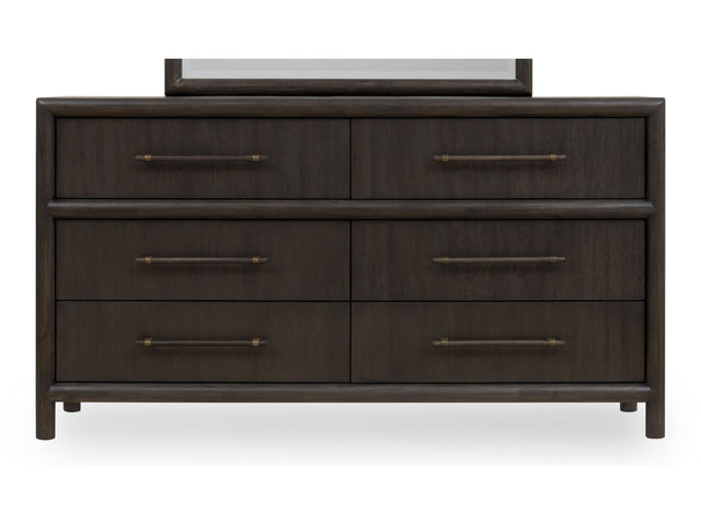 Dorsey Six Drawer Dresser in Basalt Grey - Ornate Home