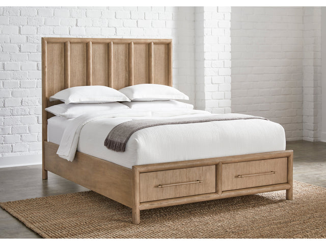 Dorsey Wooden Two Drawer California King Storage Bed in Granola - Ornate Home