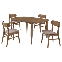 Dortch Walnut 5-piece Dining Room Set - Ornate Home