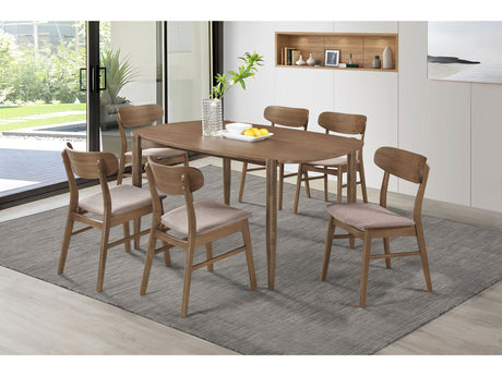 Dortch Walnut 7-piece Dining Room Set - Ornate Home