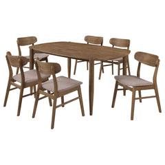 Dortch Walnut 7-piece Dining Room Set - Ornate Home