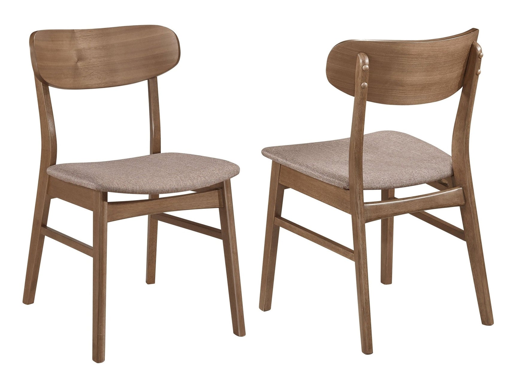 Dortch Walnut Side Chair (Set of 2) - Ornate Home