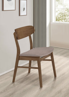 Dortch Walnut Side Chair (Set of 2) - Ornate Home