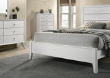 Dortmund White 4 Pc. Queen Bedroom Set - Ornate Home