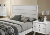 Dortmund White 4 Pc. Queen Bedroom Set - Ornate Home