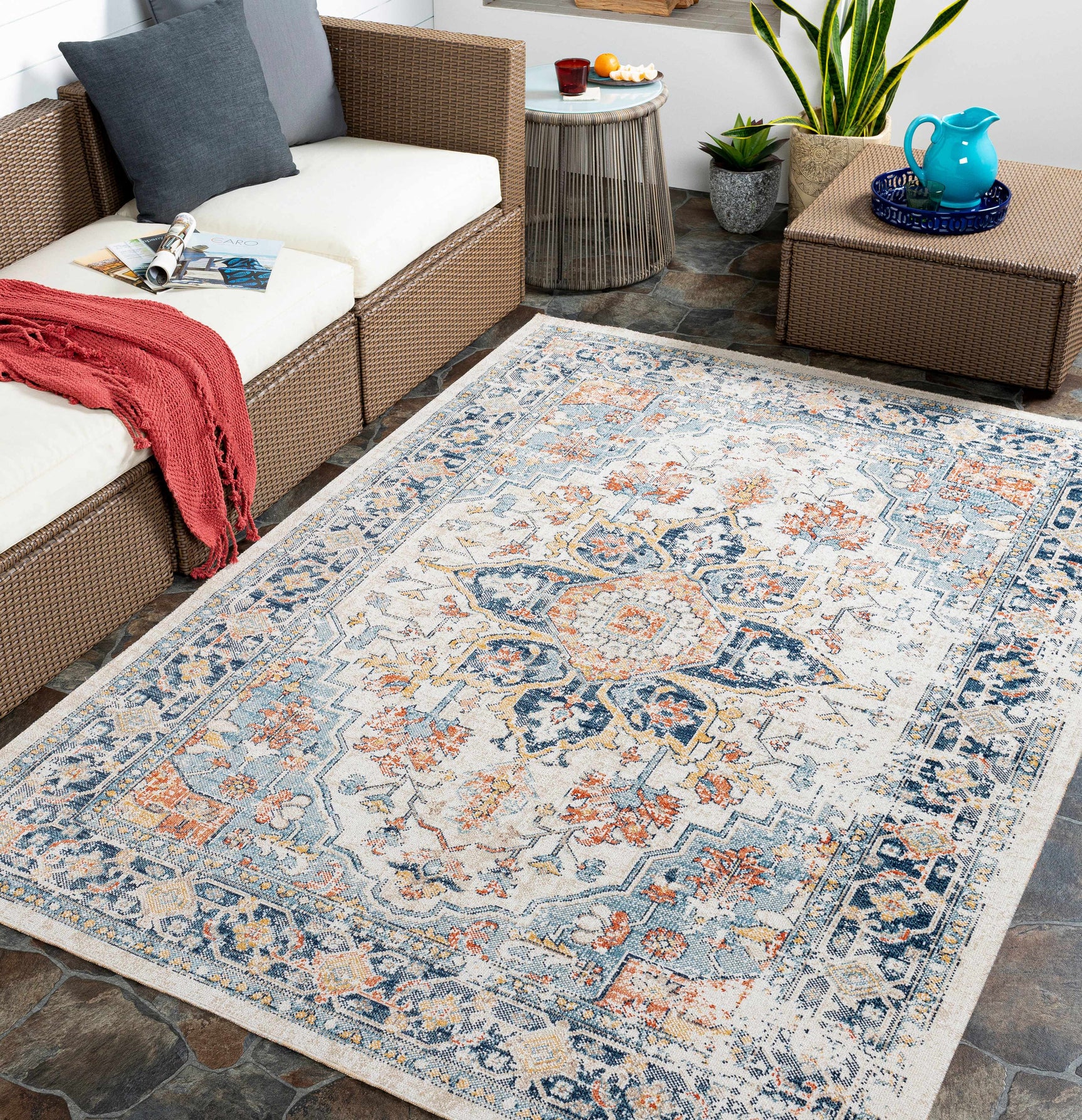 Dorval Outdoor Rug - Ornate Home