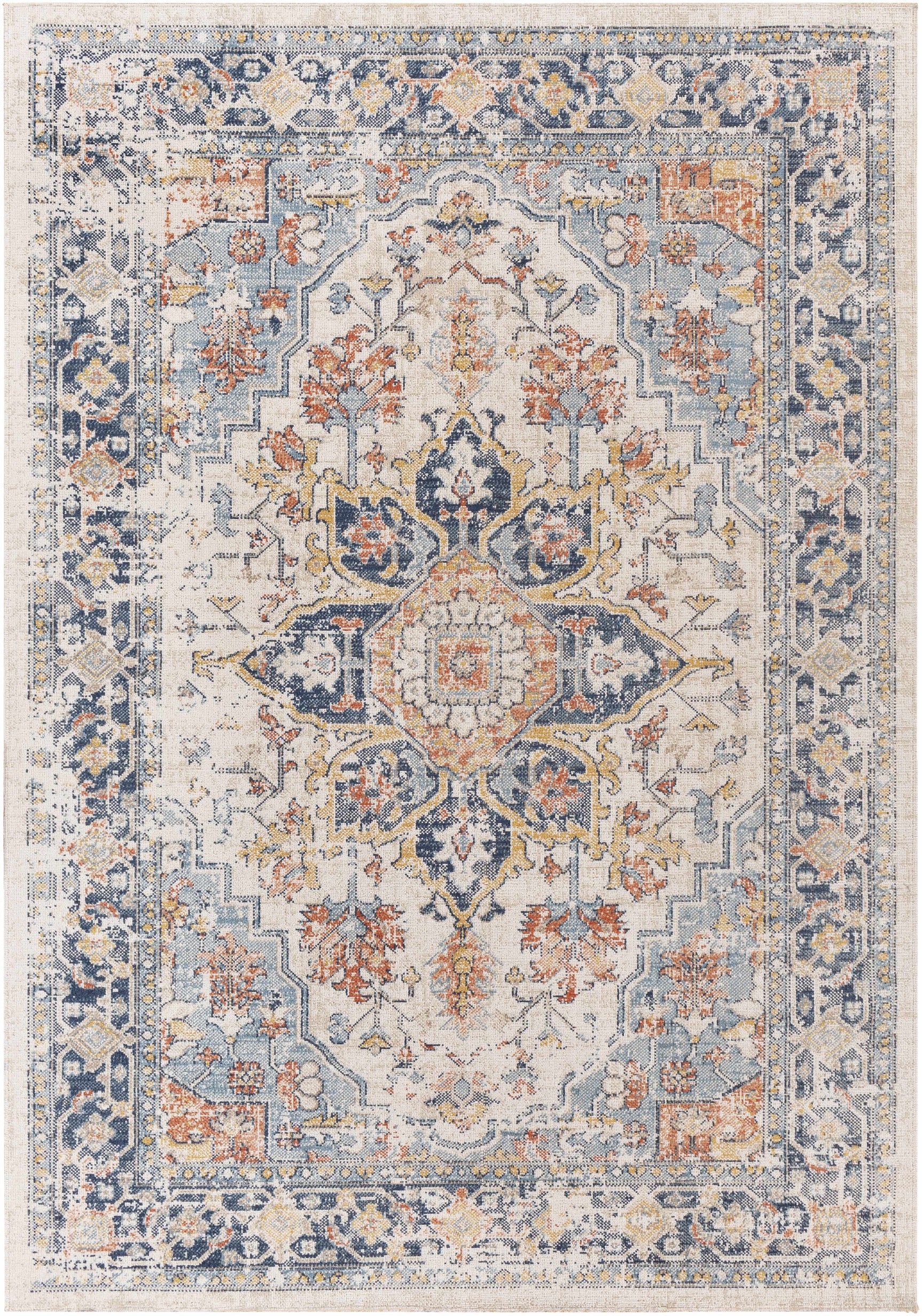 Dorval Traditional Outdoor Rug - Ornate Home
