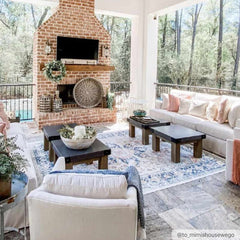 Dorval Traditional Outdoor Rug - Ornate Home