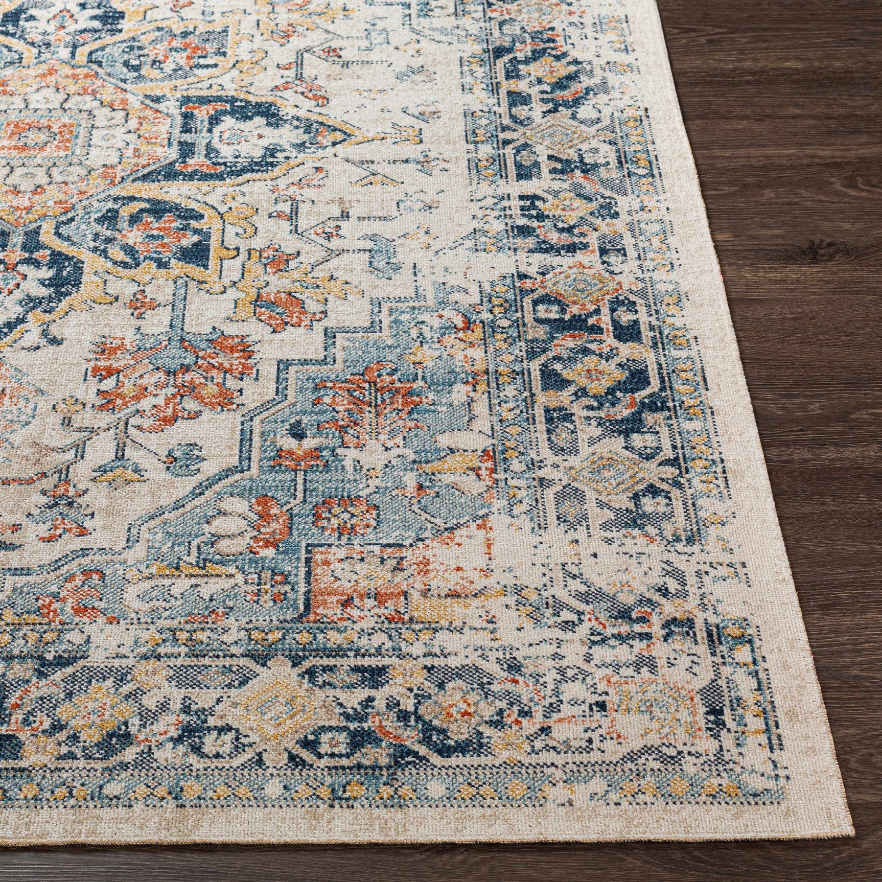 Dorval Traditional Outdoor Rug - Ornate Home