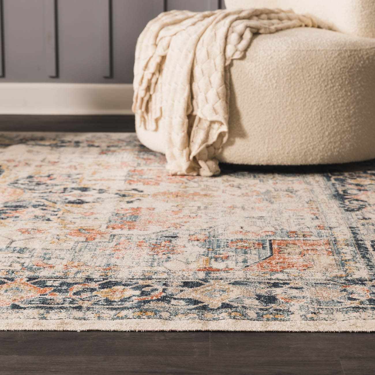 Dorval Traditional Outdoor Rug - Ornate Home