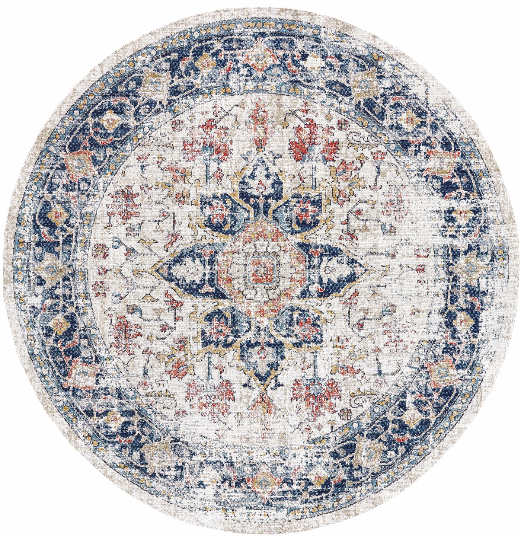 Dorval Traditional Outdoor Rug - Ornate Home