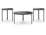 Dorylin Black Occasional Table Set (Set of 3) (Online Special Price) - Ornate Home