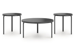 Dorylin Black Occasional Table Set (Set of 3) (Online Special Price) - Ornate Home
