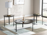 Dorylin Black Occasional Table Set (Set of 3) (Online Special Price) - Ornate Home