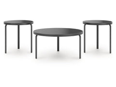 Dorylin Black Occasional Table Set (Set of 3) - Ornate Home