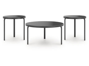 Dorylin Black Occasional Table Set (Set of 3) - Ornate Home