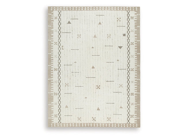 Dot Cream/Brown/Taupe Large Rug (Online Special Price) - Ornate Home