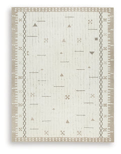 Dot Cream/Brown/Taupe Large Rug - Ornate Home
