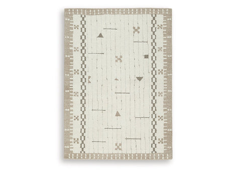 Dot Cream/Brown/Taupe Medium Rug (Online Special Price) - Ornate Home