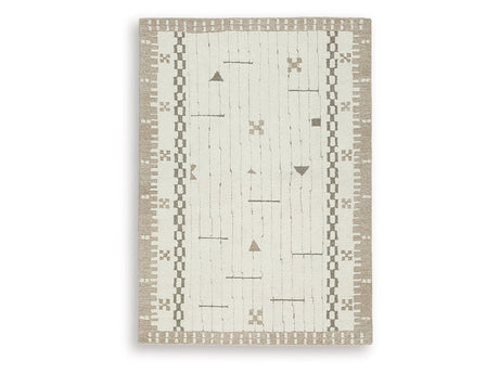 Dot Cream/Brown/Taupe Medium Rug - Ornate Home