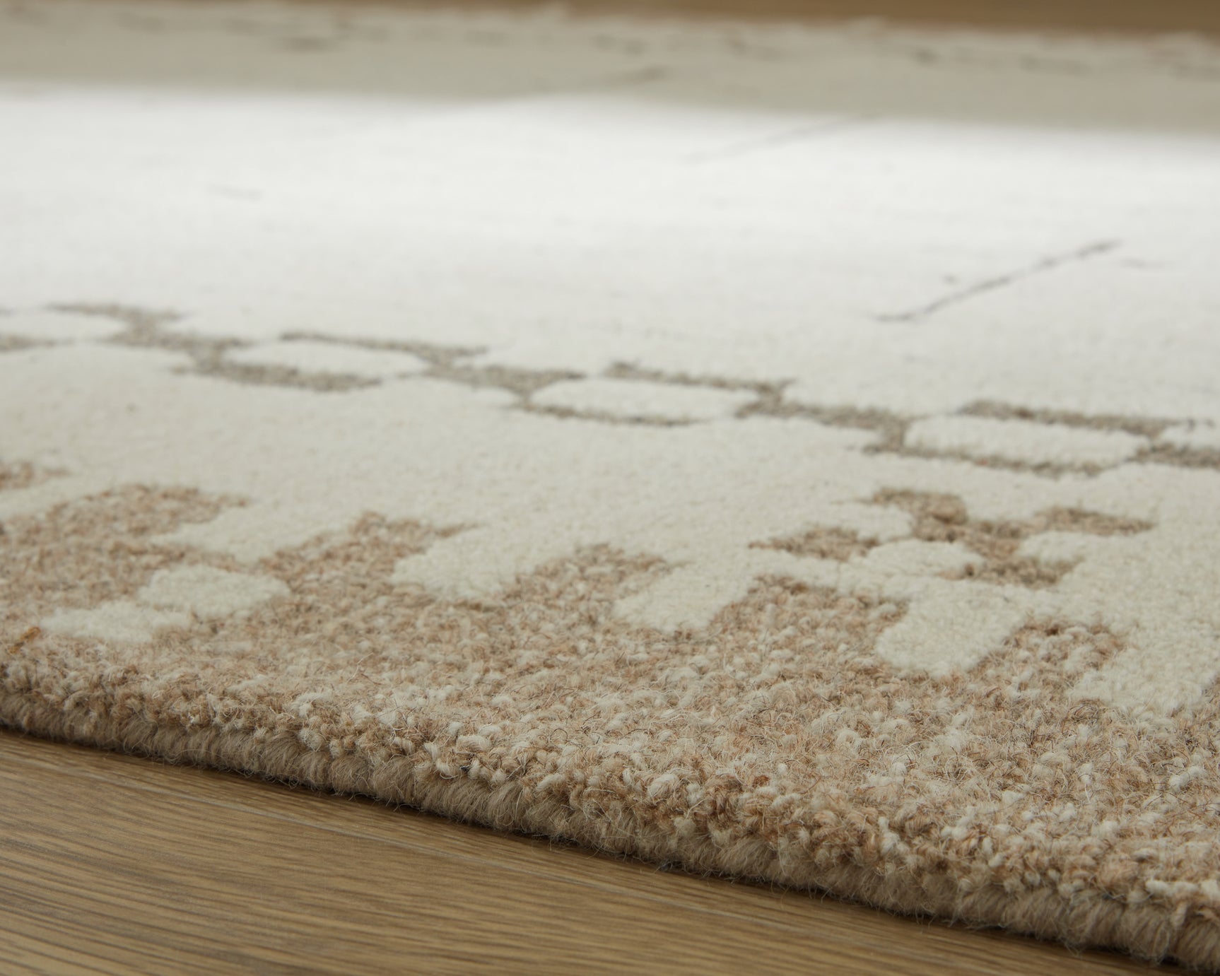 Dot Cream/Brown/Taupe Medium Rug - Ornate Home