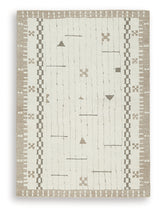 Dot Cream/Brown/Taupe Medium Rug - Ornate Home