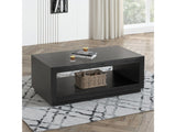 Dothan Black Coffee Table - Ornate Home
