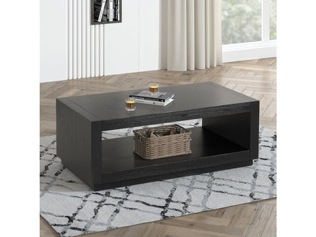 Dothan Black Coffee Table - Ornate Home