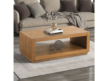 Dothan Medium Oak Coffee Table - Ornate Home
