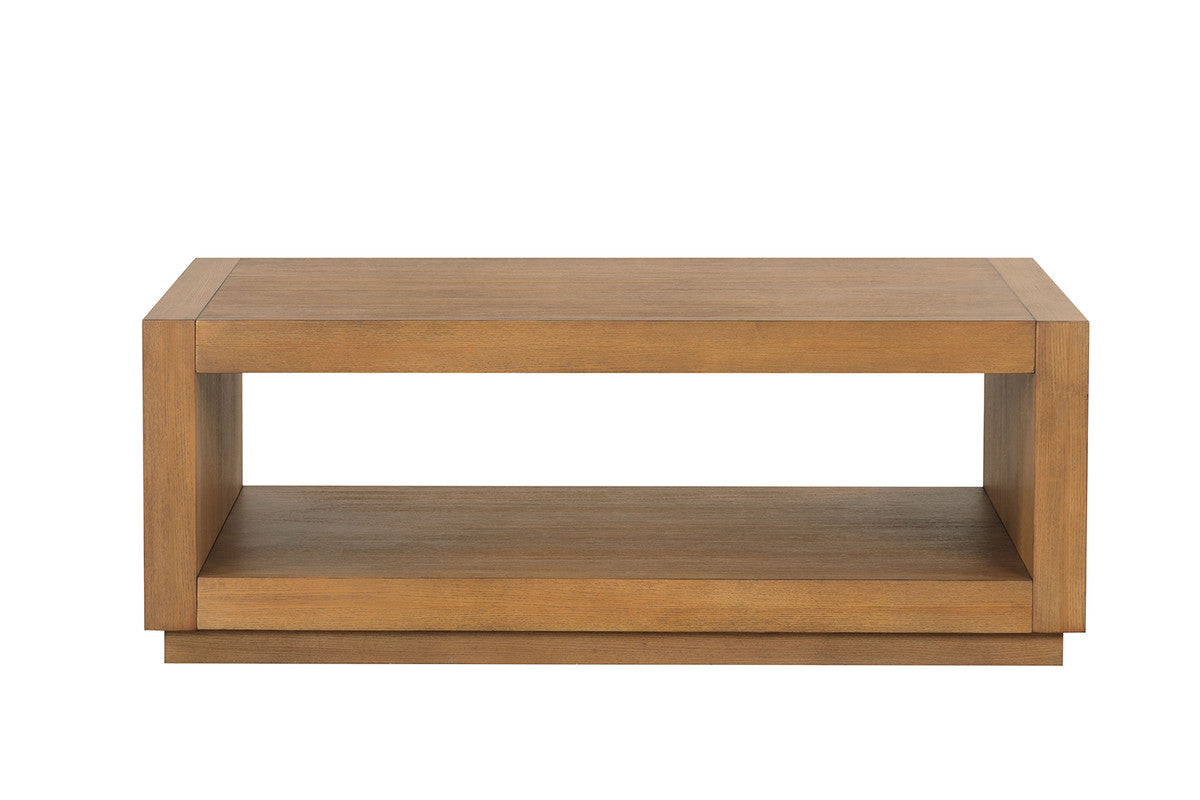 Dothan Medium Oak Coffee Table - Ornate Home