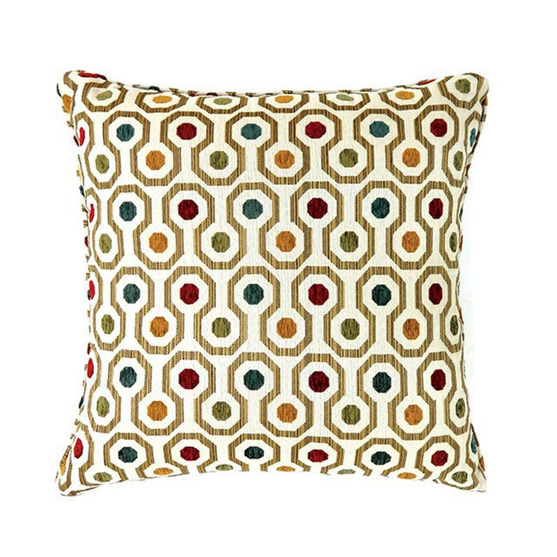 Dott Blue/Gold Pillow (Set of 2) - Ornate Home